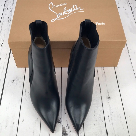Christian Louboutin Shoes - SOLD 🚫🚫Christian Louboutin Chelsea Chick Boot 100 Black Size EU 41 / US 11